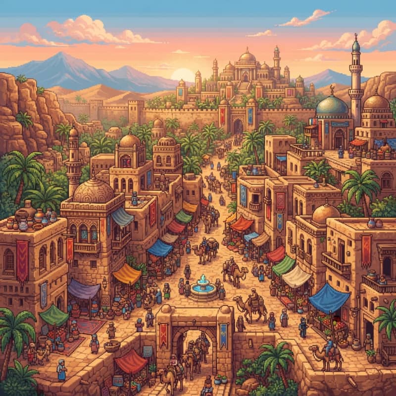 make a desert city. (2)