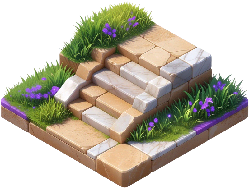 World 2 Stairs Terrain Tile