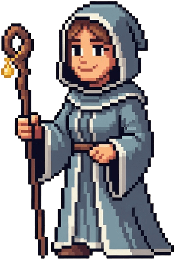 Castle Healer Pixel NPC