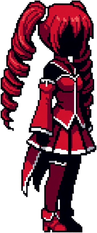 Kasane Teto Pixel Sprite