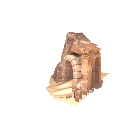 Desert Cliff Tunnel Entrance