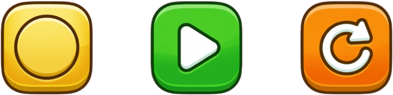 Flight Game UI Buttons