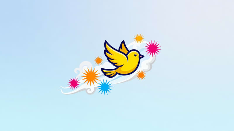 Flying Game Title Banner