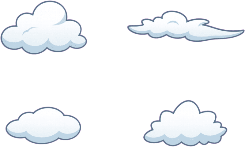 Cloud Parallax Sprite Sheet