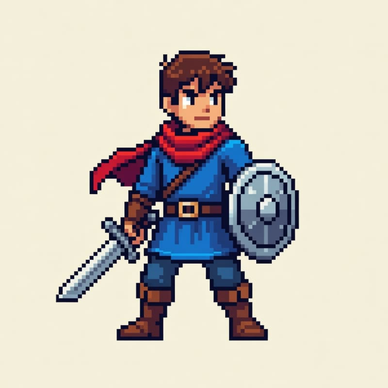 Pixel Hero Character