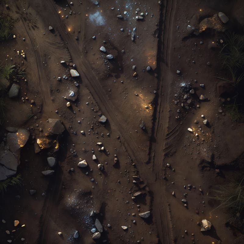 A single tileable dirt path ground