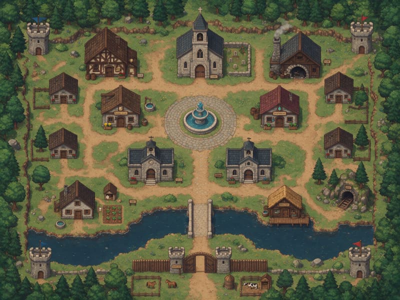 Osborn Village Hub Layout Concept 70x58