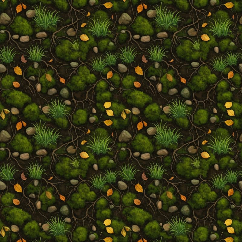 Fantasy Forest Ground Texture