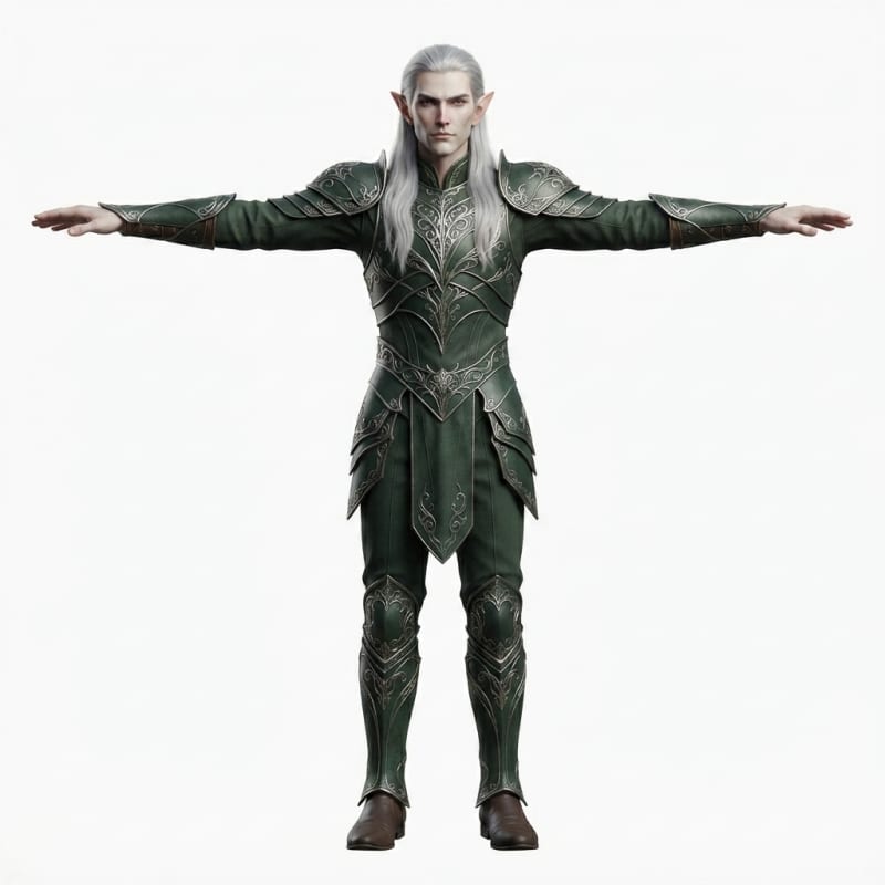 Elf Man Warrior