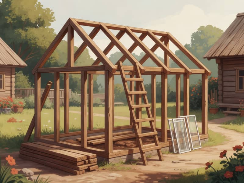 Territory greenhouse frame