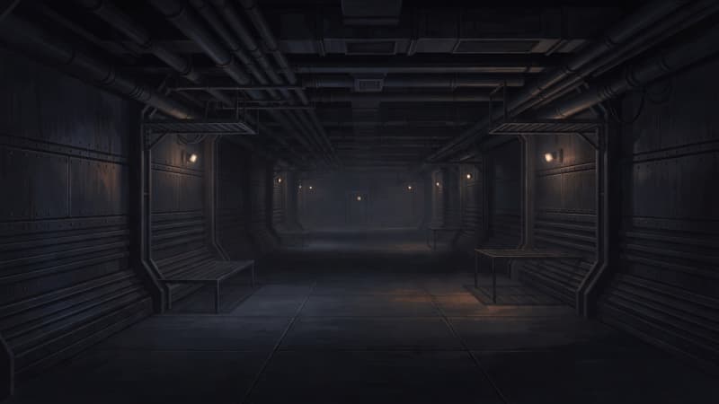 Retro Sci-Fi Menu Background