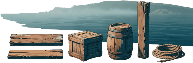 Timber Depth Props Set