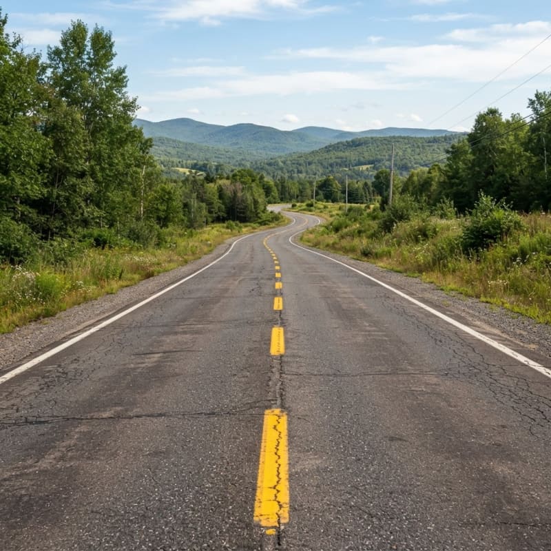 Asphalt Roadway Markings
