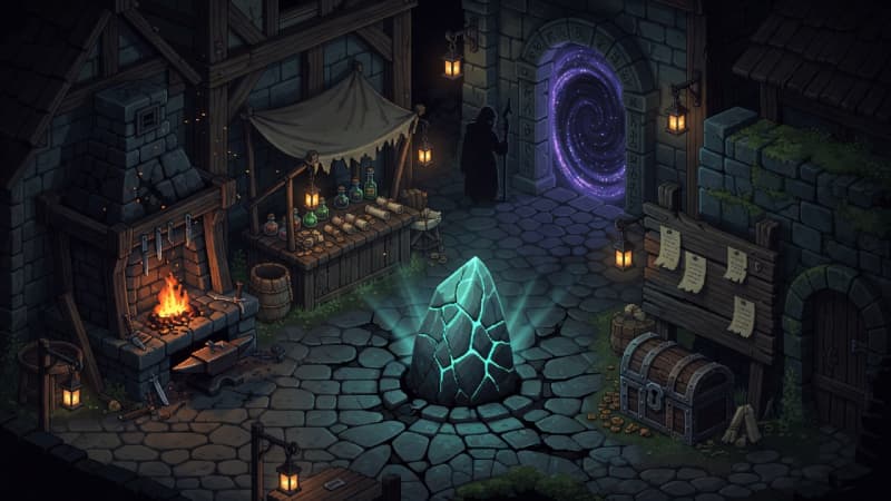 Ashenmoor Refuge Hub Key Art