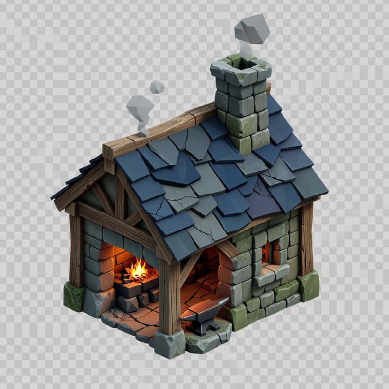 Medieval Blacksmith Forge