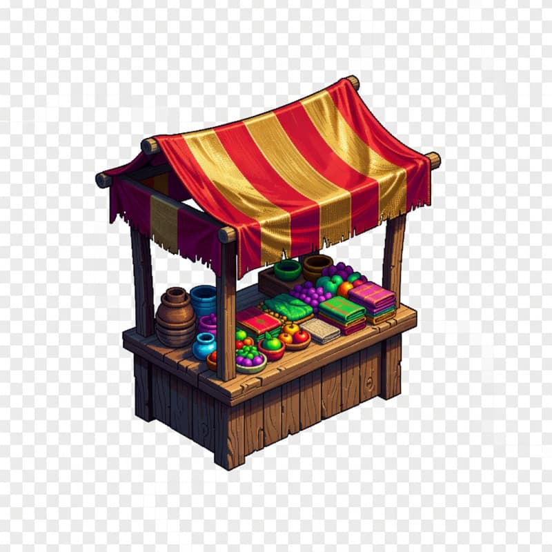 Medieval Market Stall