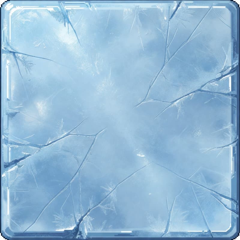 Frozen Sci Fi Floor Tile