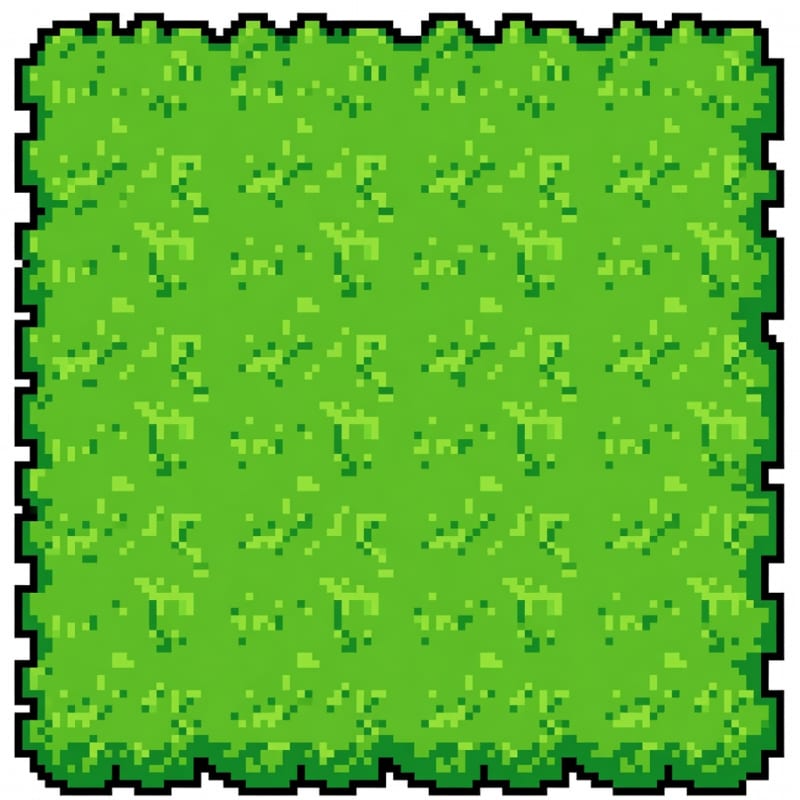 Retro Grass Terrain Tile