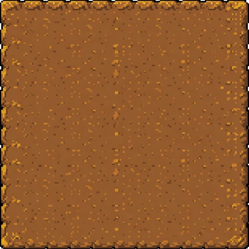 Warm Brown Dirt Path Tile