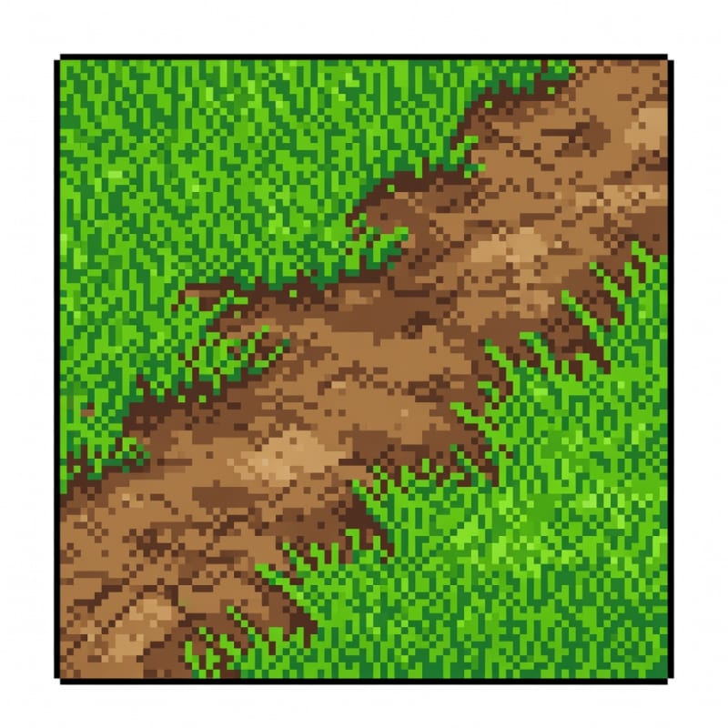 Grass Dirt Transition Tile