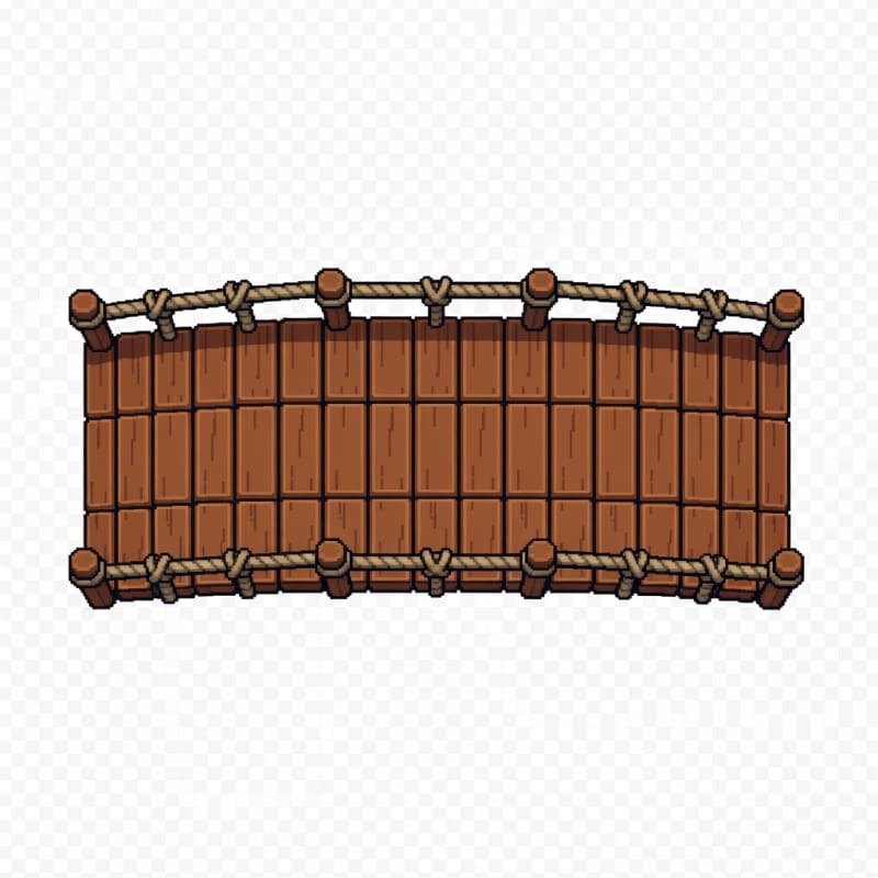 Retro Pixel Bridge