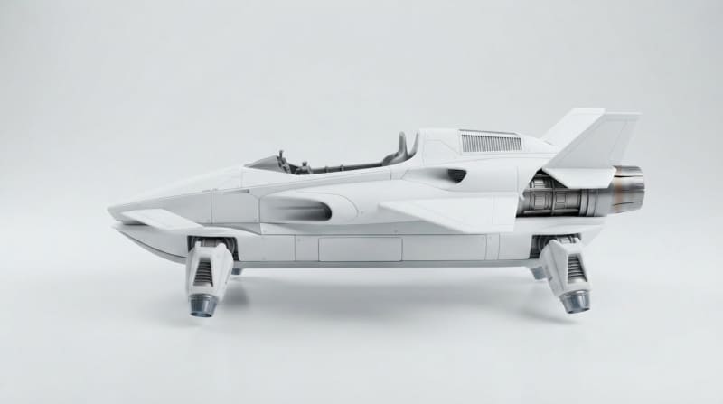 White Racing Concept Car