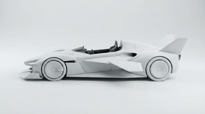White Racing Concept Car (4)