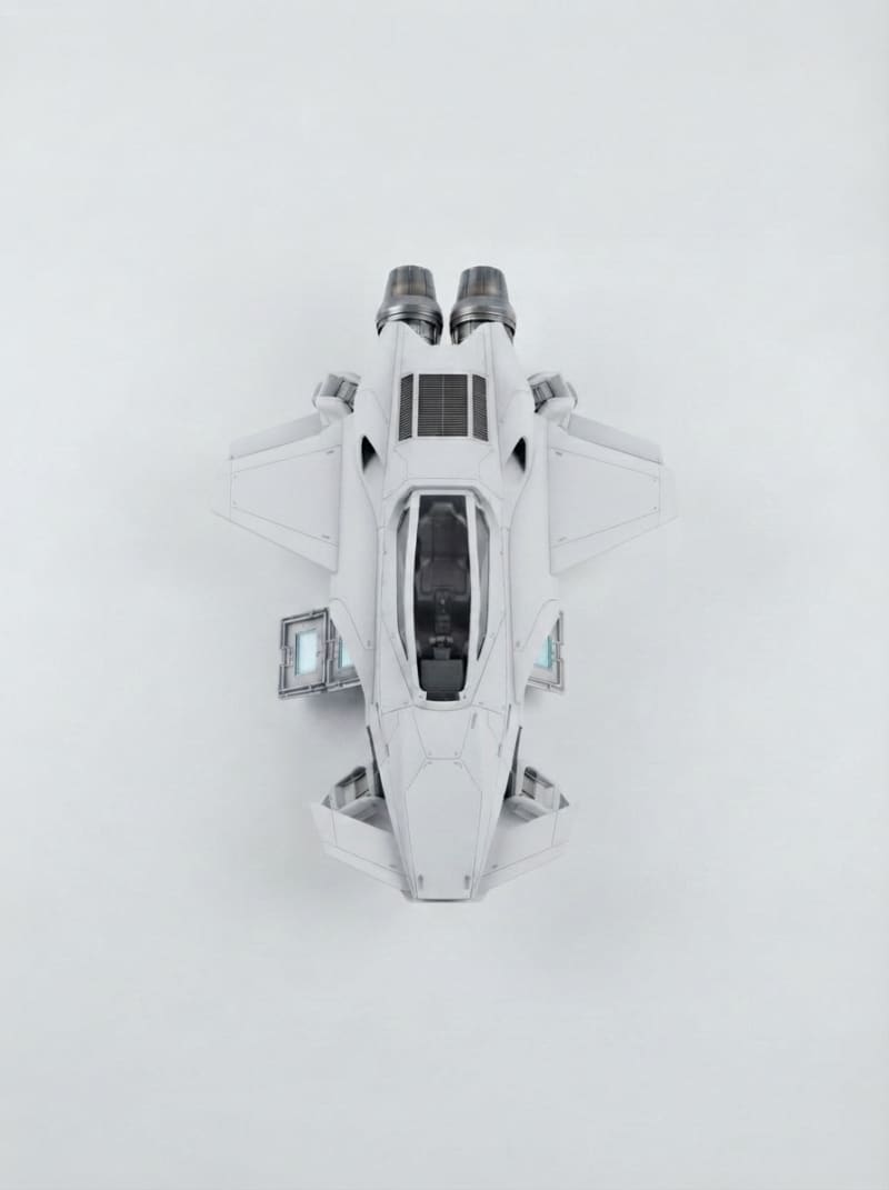 Futuristic Hypercar Hovercraft (2)