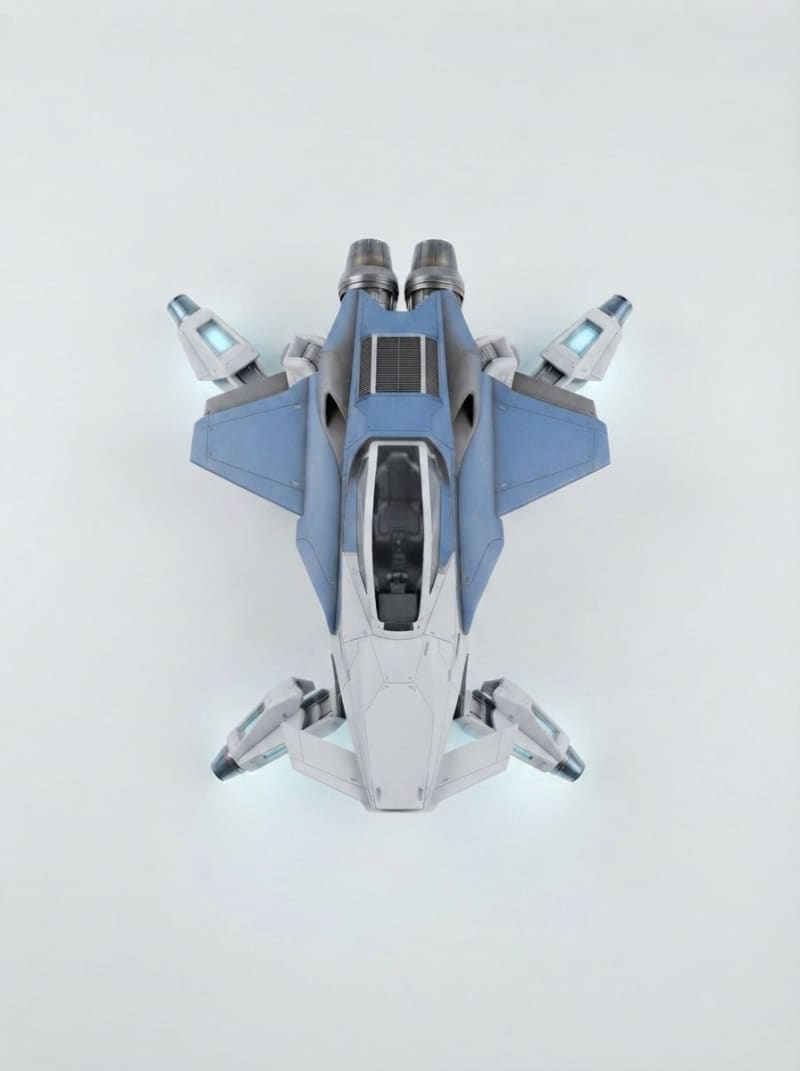 Futuristic Hypercar Hovercraft (3)