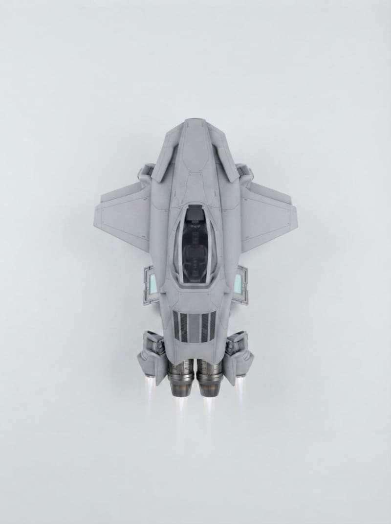 Futuristic Hypercar Hovercraft (4)