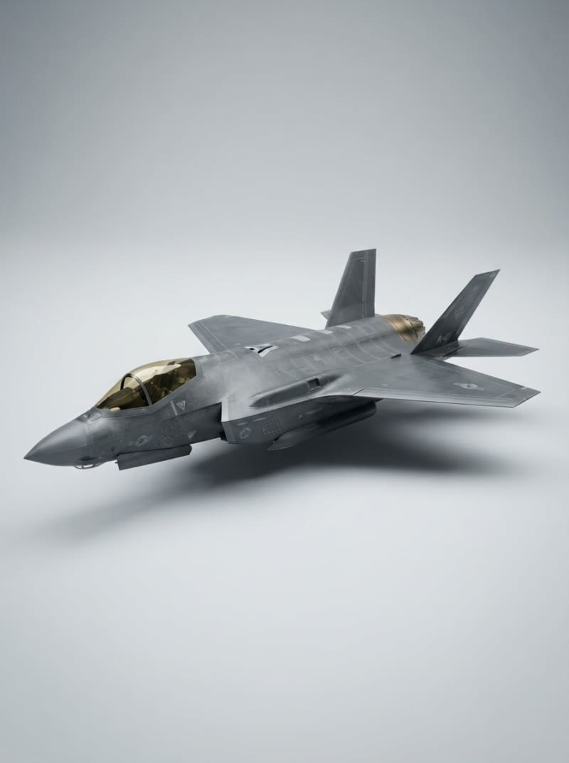 Futuristic Stealth Fighter Jet (4)