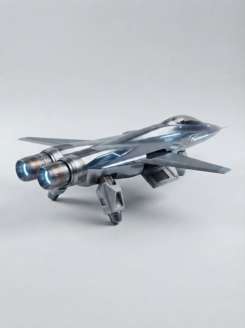 Sleek Racing Fighter Jet