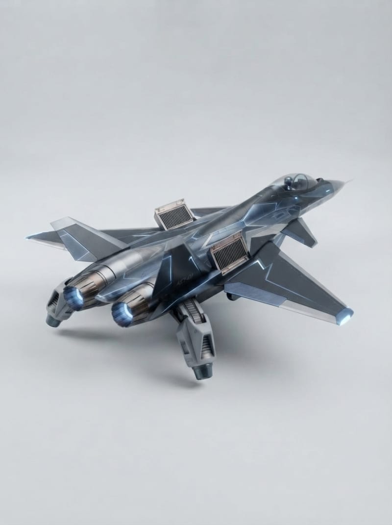 Sleek Racing Fighter Jet (2)
