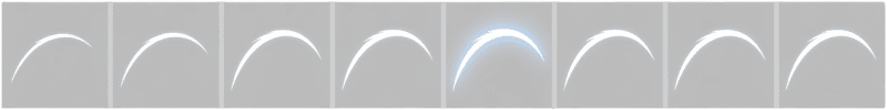 White Sword Swing Arc 8 Frame Sheet