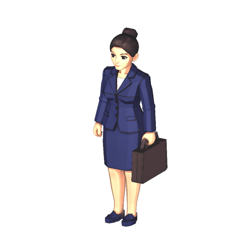 Office Woman 3D