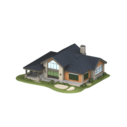 Modern Golf Clubhouse