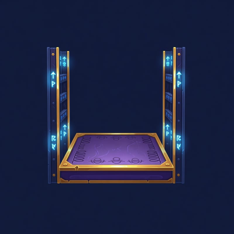 Set 6 Rising Platform Gate Closed