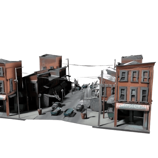 Gritty Urban Street Block