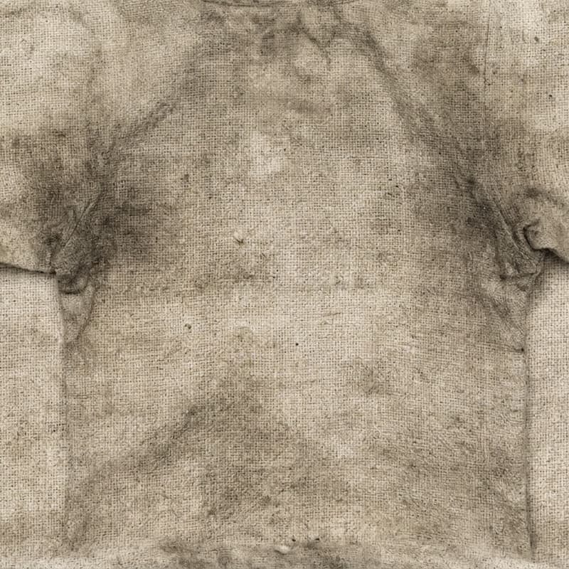 Image: Seamless tiling texture, dirty undyed medieval lin