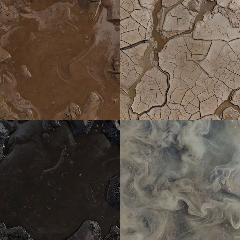 Mud and Sludge Fluid Textures (1 / 4)