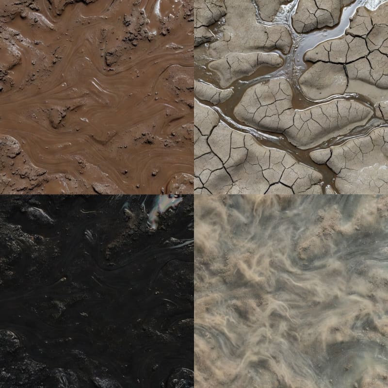 Mud and Sludge Fluid Textures (4 / 4)
