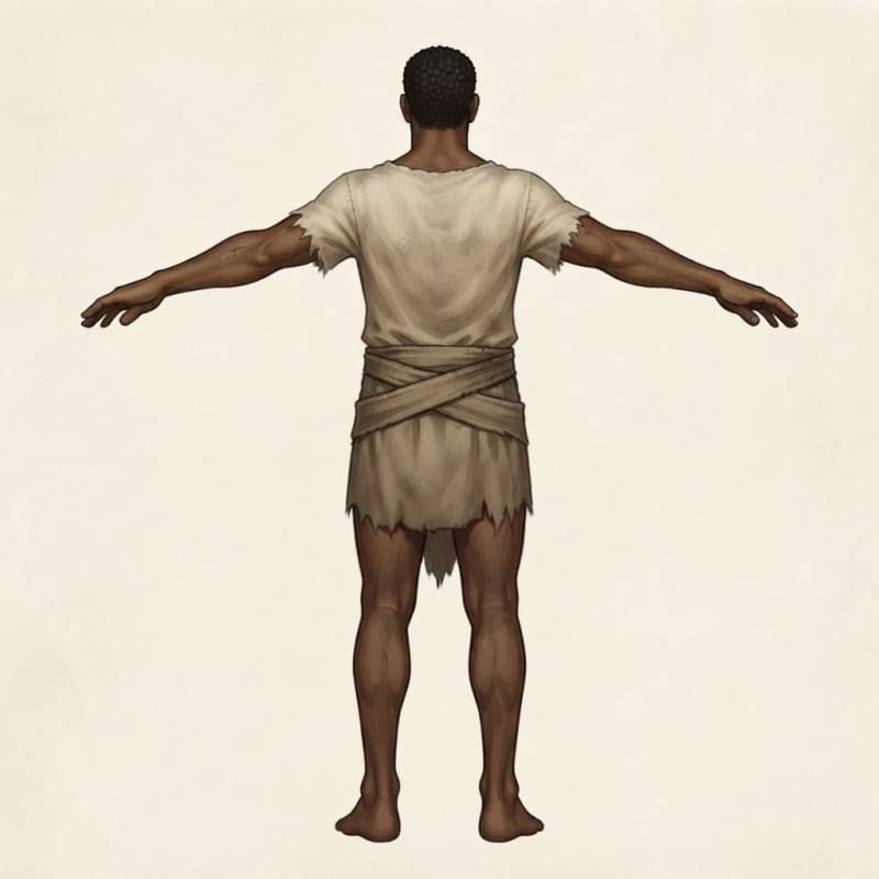 Image: Same exact man and same dirty linen short-sleeve t