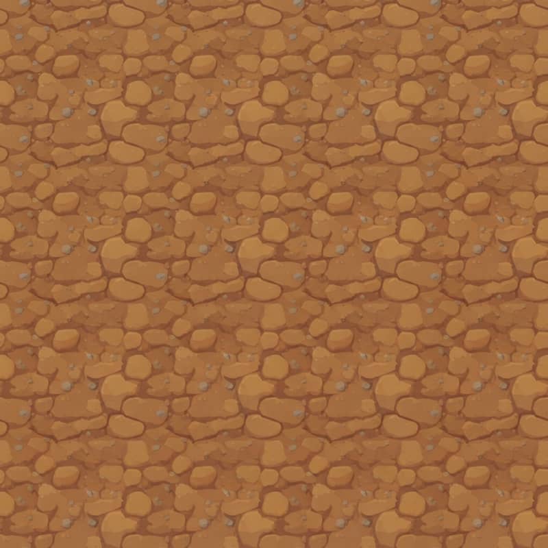 Image: stylized toon packed loess clay dirt with subtle e