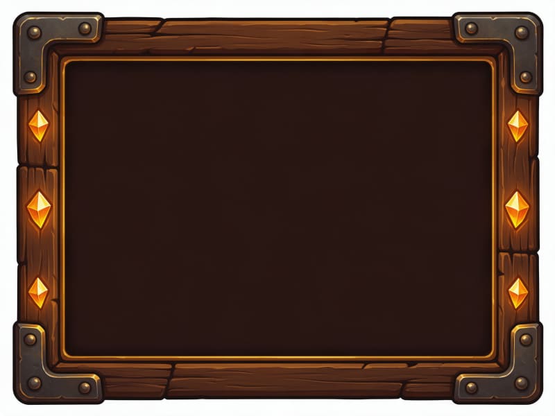 Gold Mine UI Panel Frame