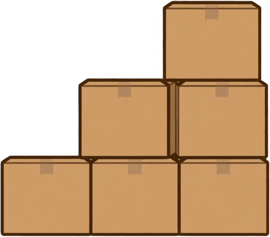 Cargo Sprite W - Kraft Boxes Staircase