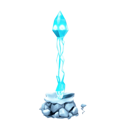 Magical Ice Spike Attack