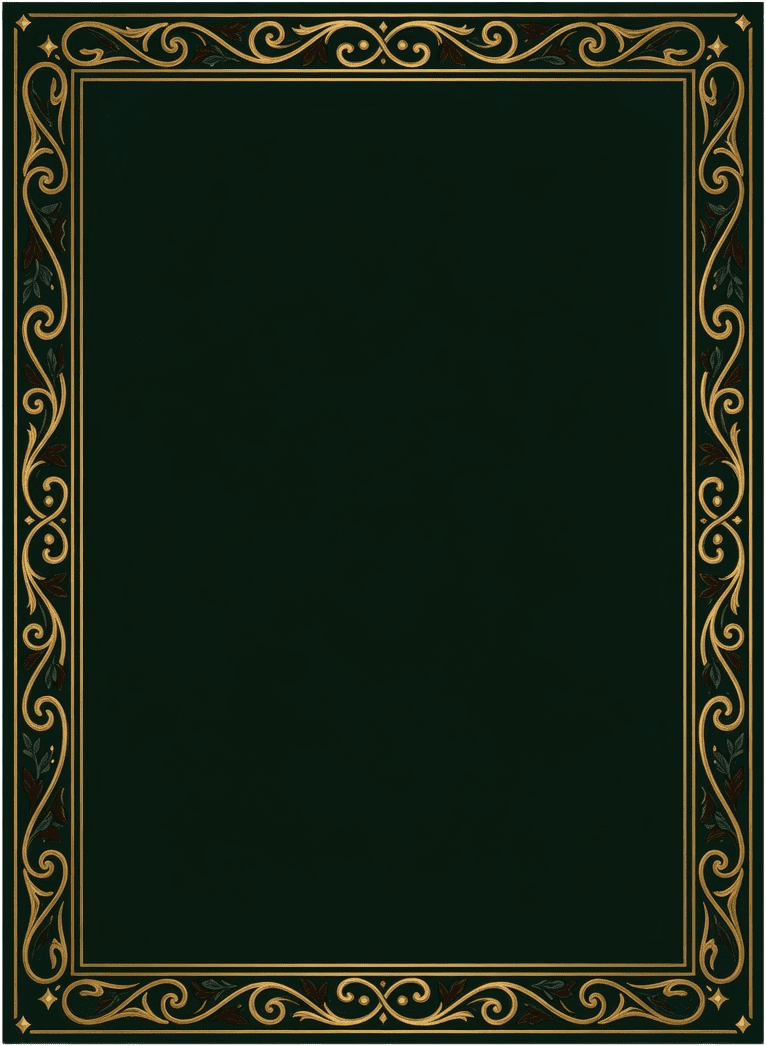 Ornate Gold Panel Frame