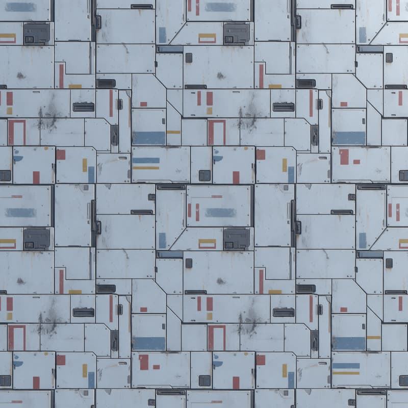 Sci-Fi Fighter Hull Panel Texture (Tileable)