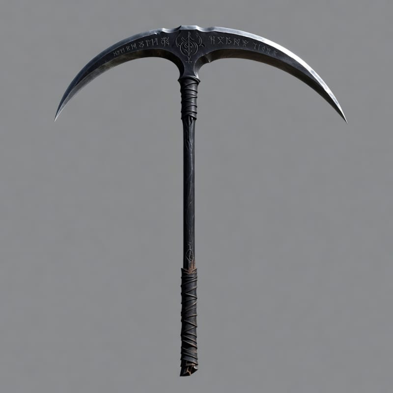 Dark Fantasy Battle Scythe