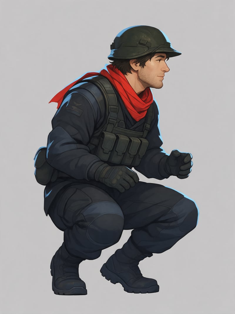Rainforce Player Crouch Frame